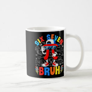 Day symbol 67 six seven meme math teacher boys kid coffee mug
