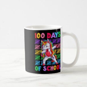 Day Teacher Kids Costume Unicorn 100 Days Of Schoo Coffee Mug