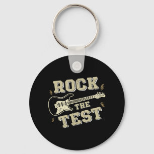 Day Teacher Rock The Test Guitar Teacher Testing D Key Ring
