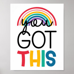 Day Teacher Shirt You Got This Gifts For Women Kid Poster