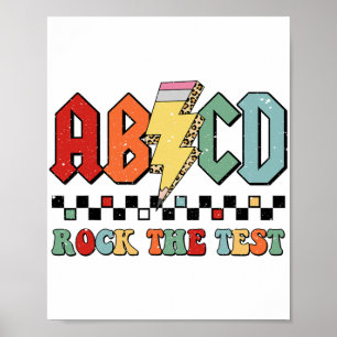 Day Teacher Student Motivational Retro Rock The Te Poster