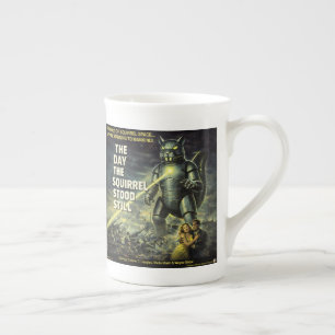 Day the Squirrel Stood Still Parody Bone China Mug