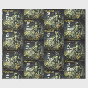 Day the Squirrel Stood Still Wrapping Paper