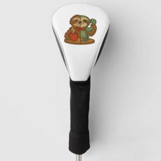 Day-to-Night Sloth Glow-Up Patch � Embroidered Tra Golf Head Cover