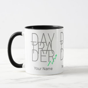 Day Trader and Cryptocurrencies Stock Exchange Mug