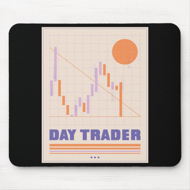 Day Trader Finance Mouse Pad (Front)
