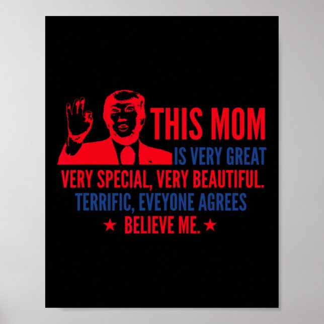 Day Trump Funny Quotes Election 2020  Poster (Front)