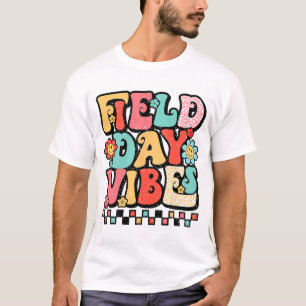 Day Vibes Groovy Summer Teacher Kid Last Day Of Sc T-Shirt