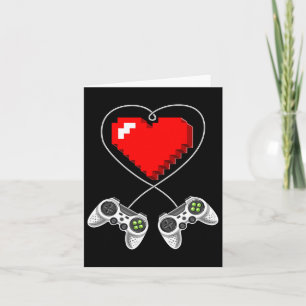 Day Video Game Controller Heart Gamer Gift Boys 1  Card