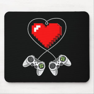 Day Video Game Controller Heart Gamer Gift Boys 1 Mouse Pad
