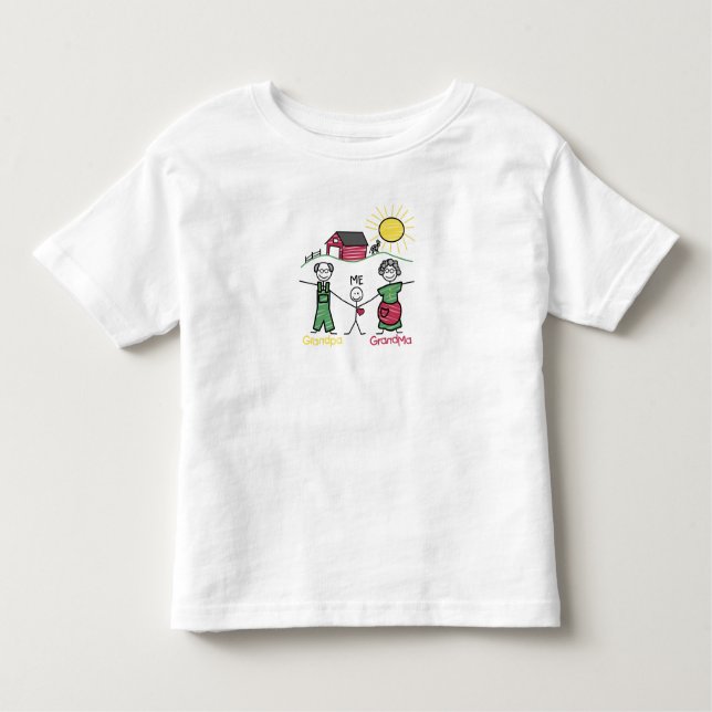 Day with the Grandparent's - Toddler T-Shirt (Front)