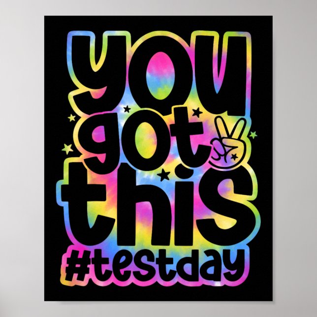 Day You Got This Staar Testing Motivational Teache Poster (Front)