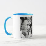 Dayan, Moshe Israeli Leader Mug<br><div class="desc">Moshe Dayan is one of the enigmatic leaders of Israel throughout the history of the country. The mug has a picture of Dayan on one side and one the other his name and information about his life. The mug can be customised: sizes, styles, colours, images, and text. For more items...</div>