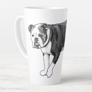 Daybreak Bulldog, Dot Latte Mug