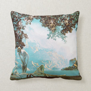 Daybreak, by Maxfield Parrish Cushion
