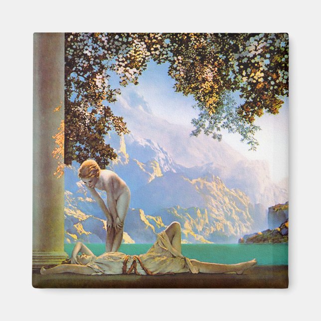 Daybreak - by Maxfield Parrish Magnet (Front)