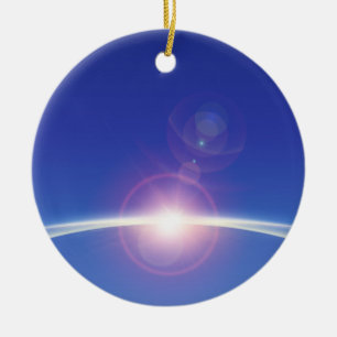 Daybreak ceramic ornament