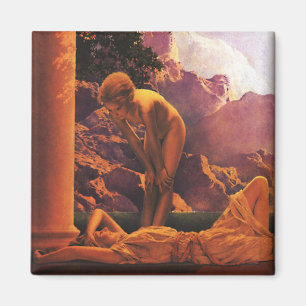 "Daybreak"(detail), by Maxfield Parrish Magnet