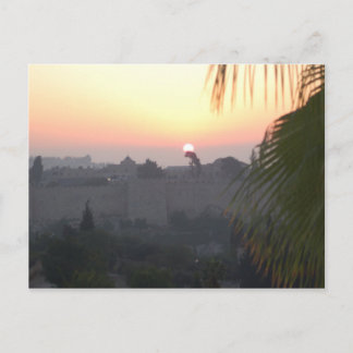 Daybreak Jerusalem Postcard
