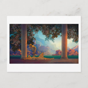 DAYBREAK Maxfield Parrish 1922 ... 2022 Postcard