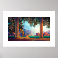 DAYBREAK Maxfield Parrish 1922 ... 2022 Poster
