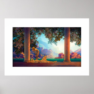 DAYBREAK Maxfield Parrish 1922 ... 2022 Poster