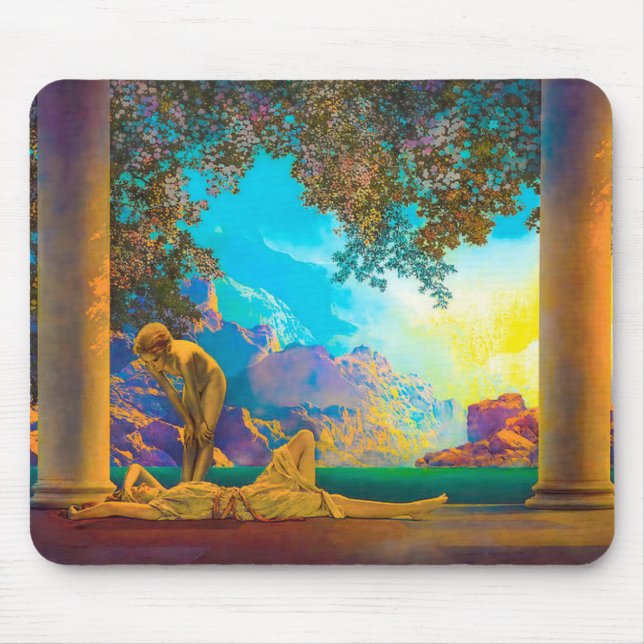 Daybreak Maxfield Parrish Mouse Pad (Front)