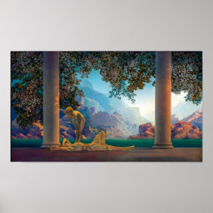 Daybreak   Maxfield Parrish   Poster