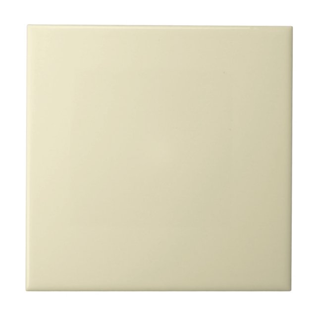 Daybreak Pale Yellow Square Kitchen and Bathroom Ceramic Tile (Front)