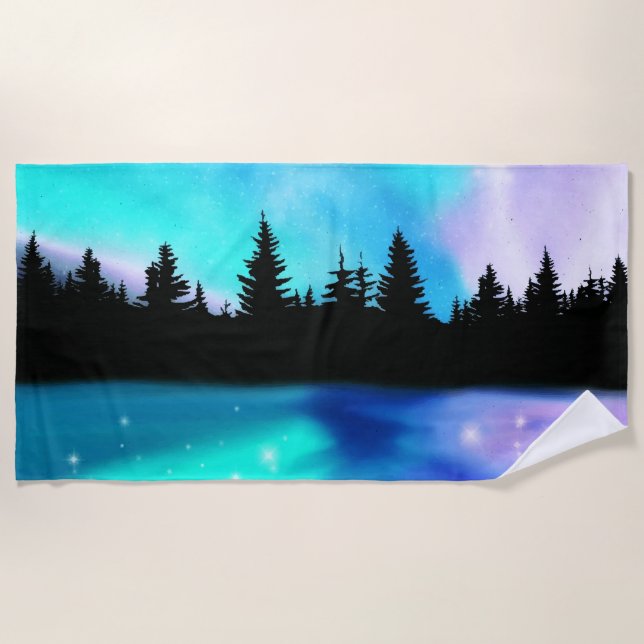 Daybreak Reflections Beach Towel (Front)