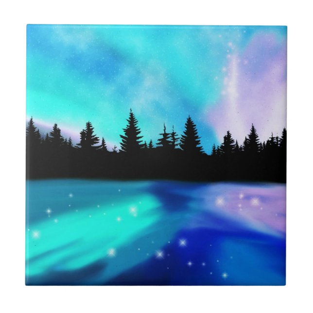 Daybreak Reflections Ceramic Tile (Front)