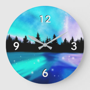 Daybreak Reflections Large Clock