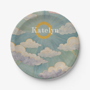 Daybreak's Embrace Personalised Paper Plate