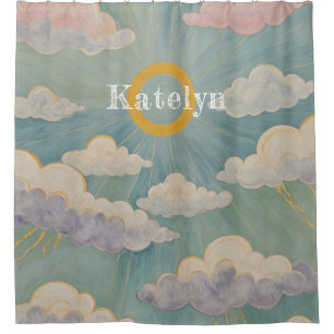Daybreak's Embrace Personalised Shower Curtain