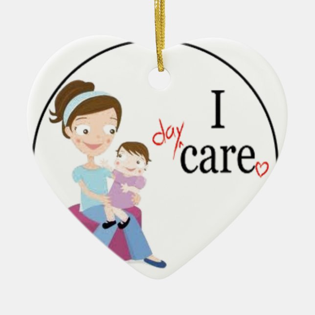Daycare Ceramic Ornament (Front)