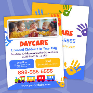 Daycare Childcare Kindergarten School Fun Flyer
