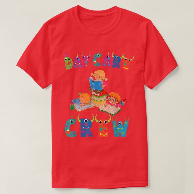 Daycare Crew Child Care Worker Thanksgiving Christ T-Shirt (Design Front)