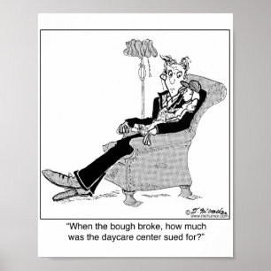 Daycare in Nursery Rhymes Poster