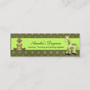 Daycare Mini Business Card