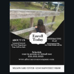 Daycare Playground Park Photo Centre Flyer<br><div class="desc">Daycare Centre Flyer with playground</div>