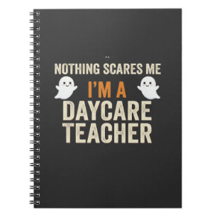 Daycare Teacher Halloween Ghost Design_1 Notebook
