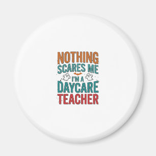 Daycare Teacher Halloween Ghost Vintage Shirt Desi Magnet