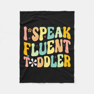 Daycare Teacher Happy 100th Day Of School 100 Days Fleece Blanket