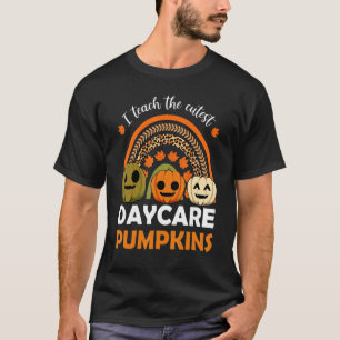 Daycare Teacher Lazy Halloween Costume Pumpkin Boh T-Shirt
