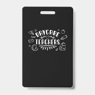 Daycare Teachers ID Badge
