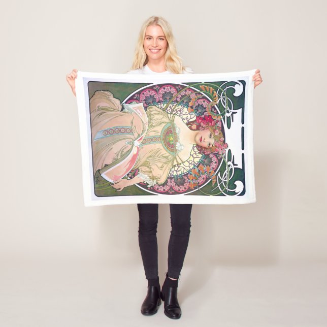 Daydream (Spring), Mucha Fleece Blanket (In Situ)