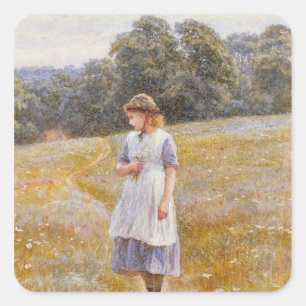 Daydreamer, 1878 square sticker