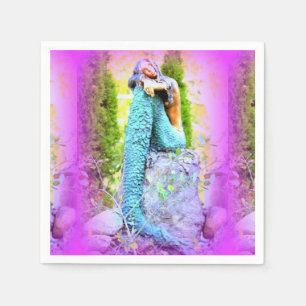 daydreaming mermaid paper napkins
