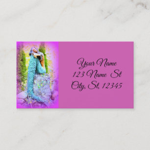 Daydreaming mermaid Thunder Cove Business Card