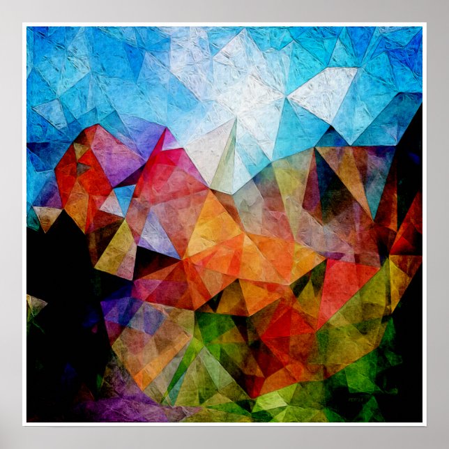 Daydreaming Under Blue Skies Poster (Front)